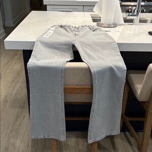 Tinsel Soft Gray Relaxed Jeans